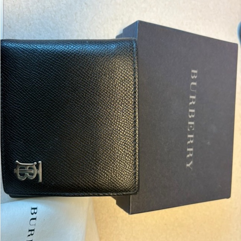 Burberry Black Leather Wallet